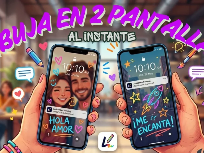 ¿Qué es Lockscreen Drawing La mejor app para dibujar en pareja y transformar tu smartphone
