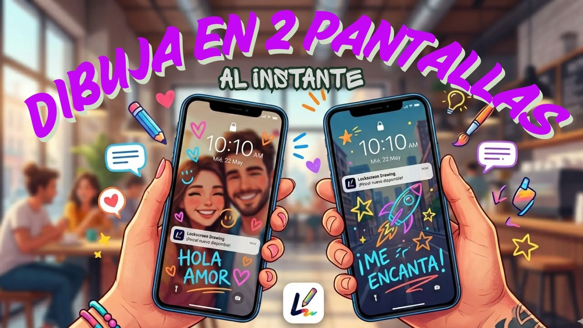 ¿Qué es Lockscreen Drawing La mejor app para dibujar en pareja y transformar tu smartphone